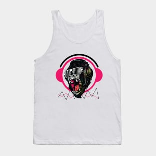 DJ monkey Tank Top